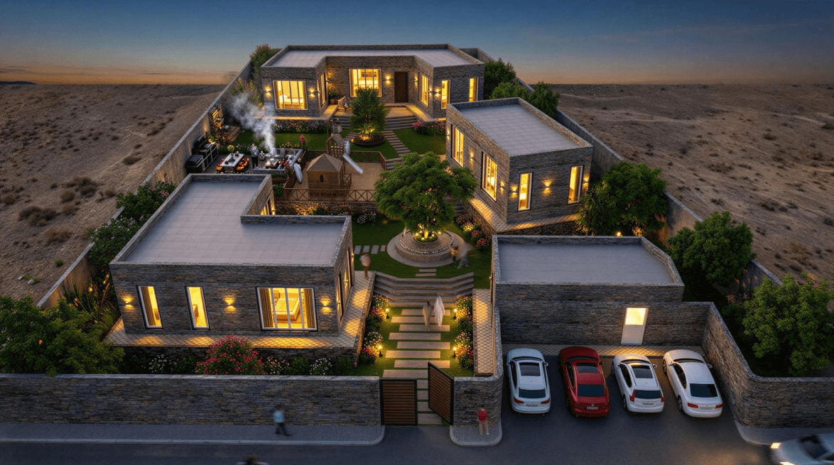 استراحة قرية الوادي – الجبل الأخضر